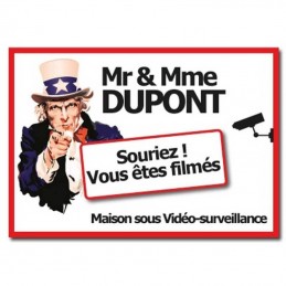 plaque surveillance Oncle Sam