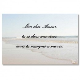 plaque impression quadri plexi photo plage