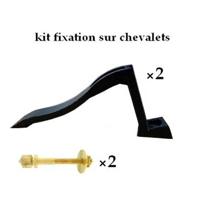 chevalet et kit de fixation plaque funéraire