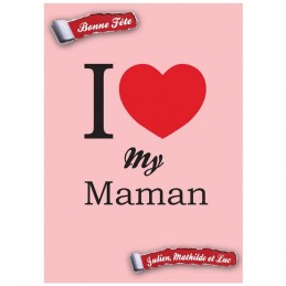 Plaque Love My Maman