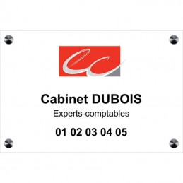 plaque expert comptable imprimée