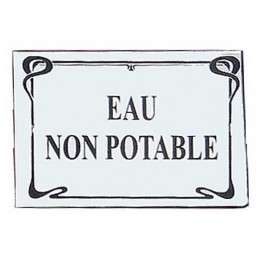 Plaque Signalétique Art Nouveau