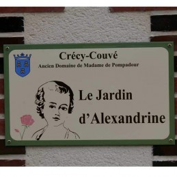 Plaque de rue personnalisee