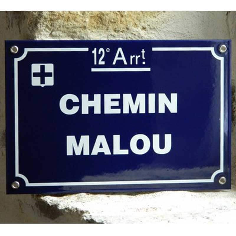 Plaque de rue Marseille