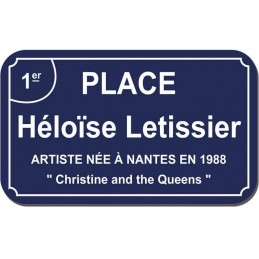 Plaque de rue Nantes ancien arrondisement