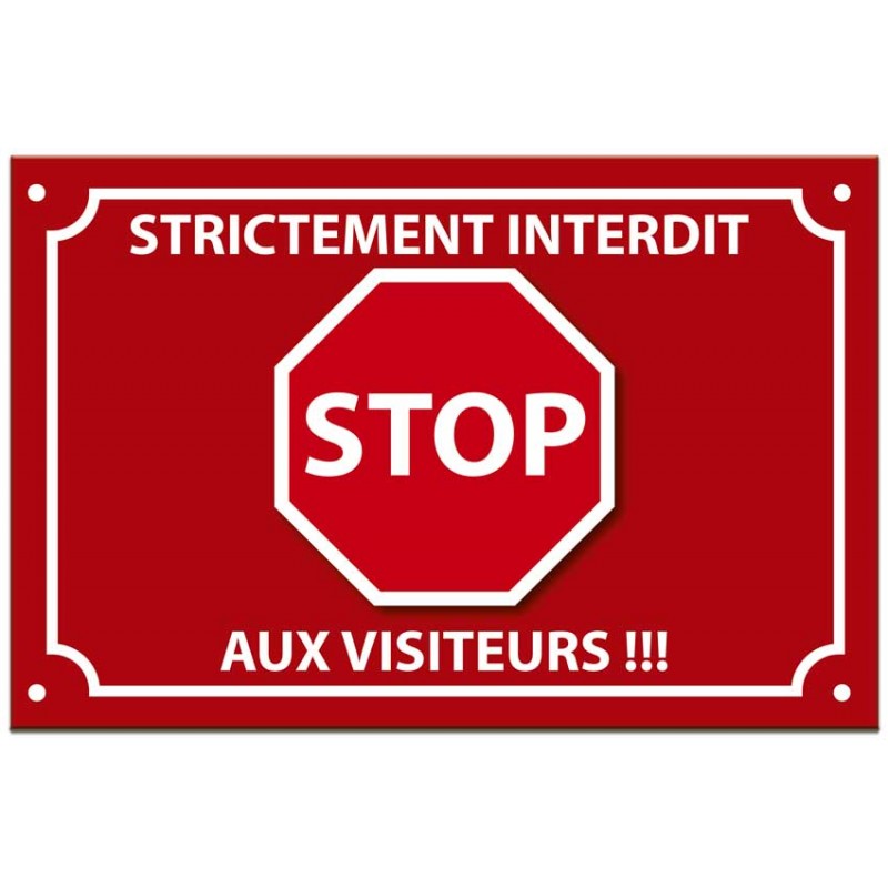 plaque stop intrus plaque stop intrus