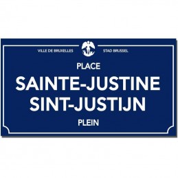 Plaque de rue émaillée...