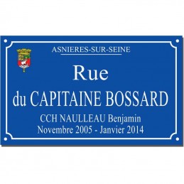 Plaque de rue émaillée - Rue de Marseille