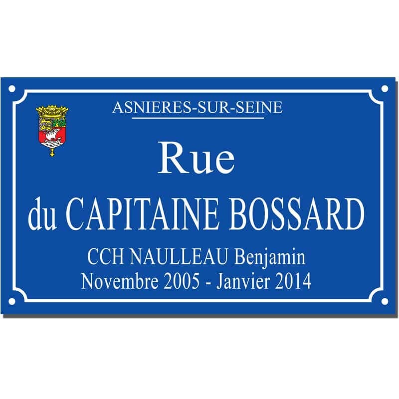 plaque ville Asnières plaque ville Asnières