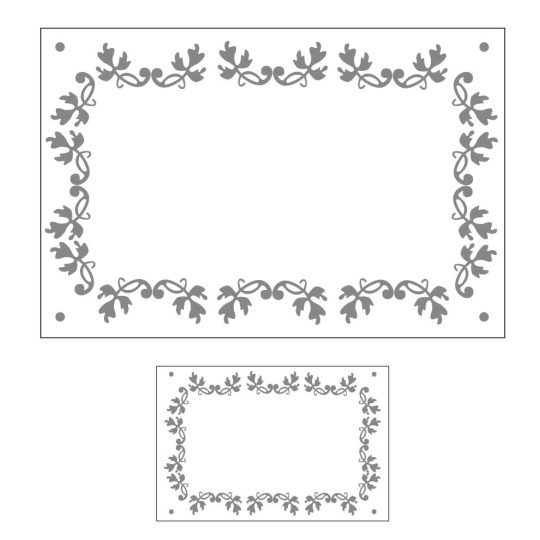 1 plaque + 1 numéro de maison emaillé Fleuri | Plaque Personnalisée