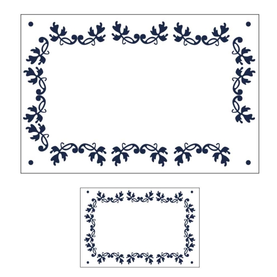 1 plaque + 1 numéro de maison emaillé Fleuri | Plaque Personnalisée