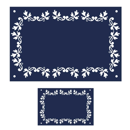 1 plaque + 1 numéro de maison emaillé Fleuri | Plaque Personnalisée