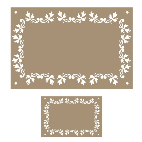 1 plaque + 1 numéro de maison emaillé Fleuri | Plaque Personnalisée