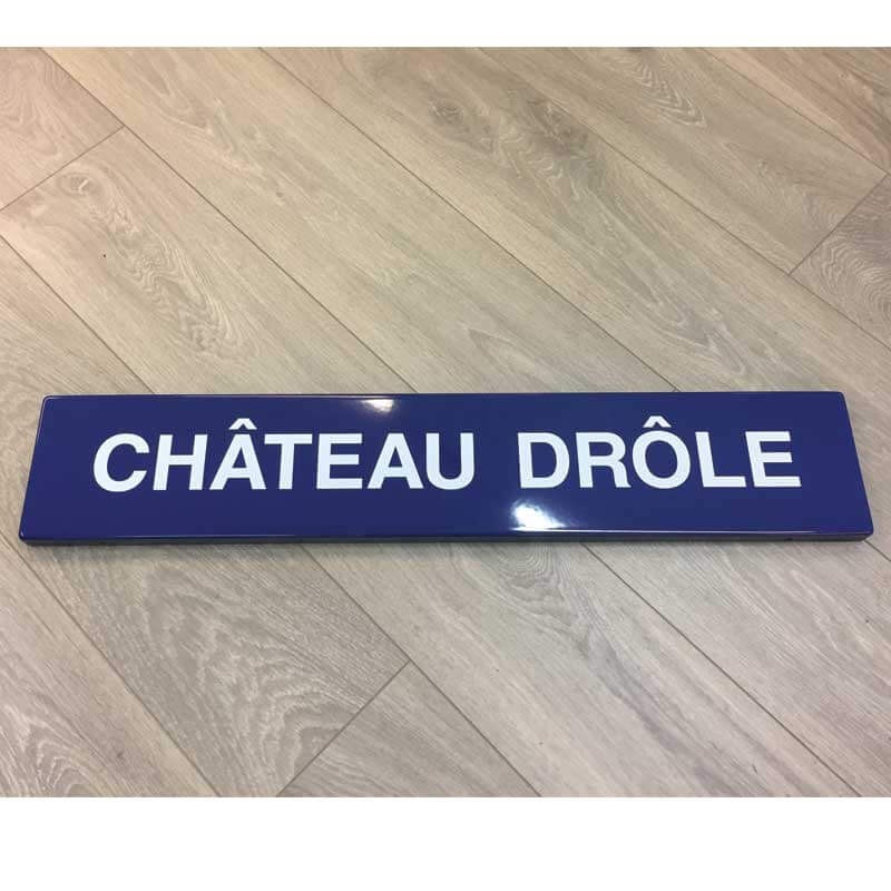 Panneau de métro