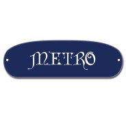 Panneau metro ancienne entrée