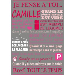 Plaque humour Saint Valentin