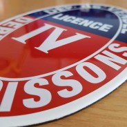 Plaque émaillée Licence IV ovale