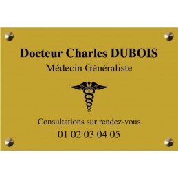 Plaque Médecin Généraliste