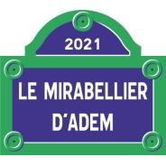 Plaque de rue Paris avec fronton | Plaque Personnalisée