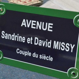 Plaque de Rue Paris