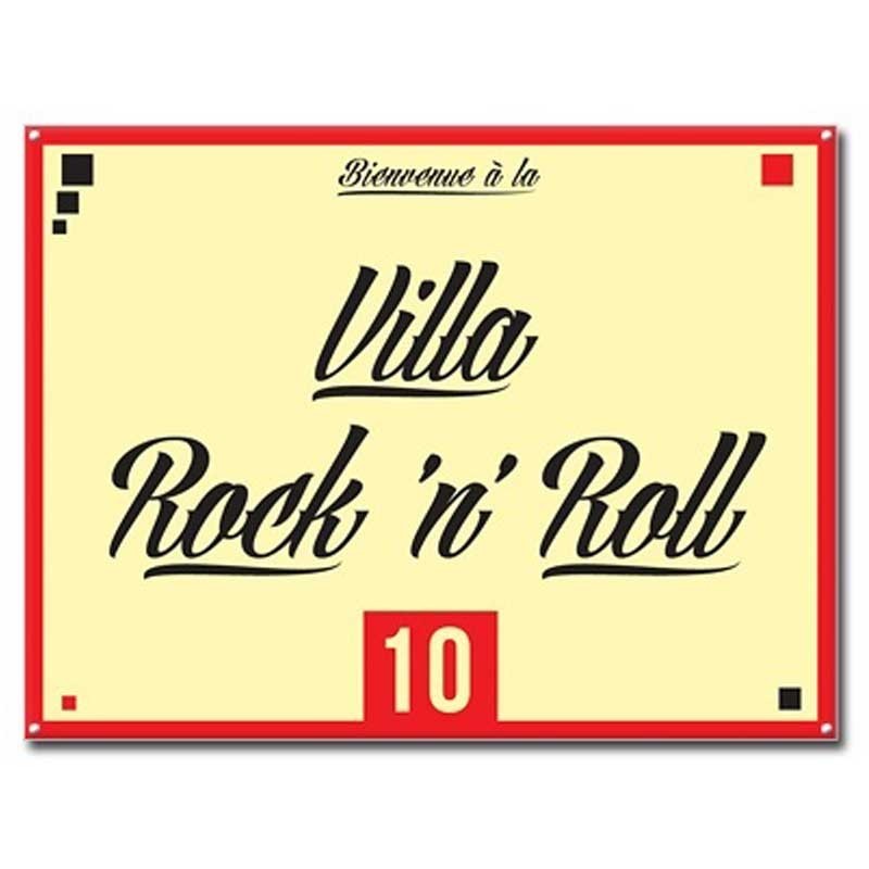 Plaque émail déco rock Plaque émail déco rock