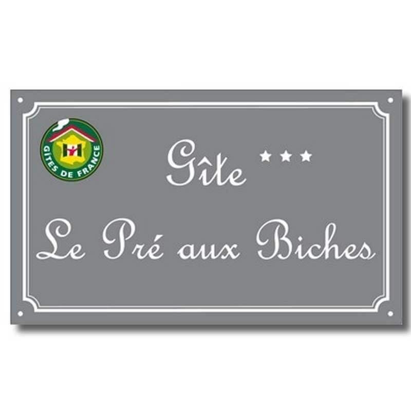 Plaque Gîte de France émail Plaque Gîte de France émail