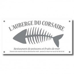 Plaque déco poisson