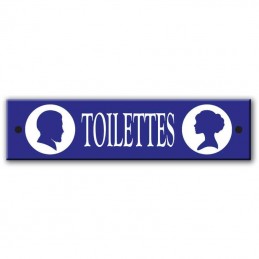 Plaque toilettes homme femme