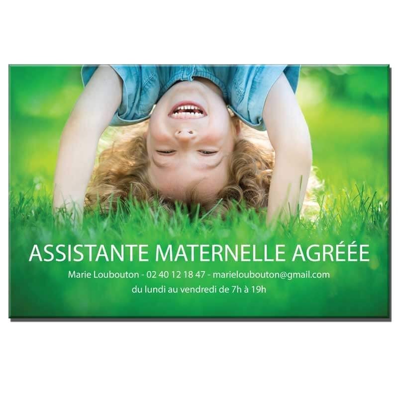 Plaque Assistante Maternelle thème Photo