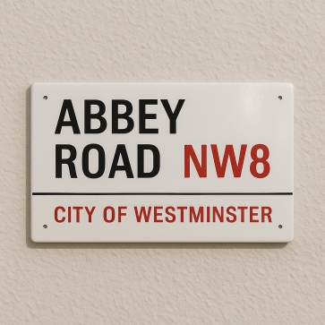 Plaque type rue Londres