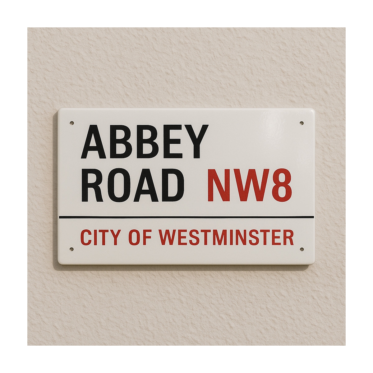 Plaque type rue Londres