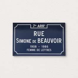 Plaque de rue Lyon