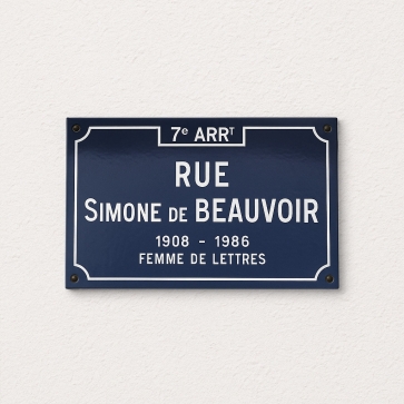 Plaque de rue Lyon