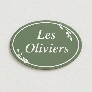 Plaque Email Ovale "On dirait Le Sud"