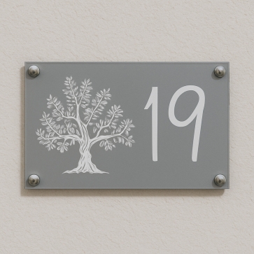 Signalétique pour maison ambiance meridionale | Plaque Personnalisée