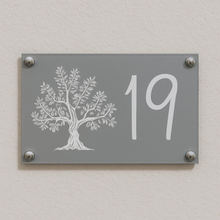 Plaque émaillée Olivier