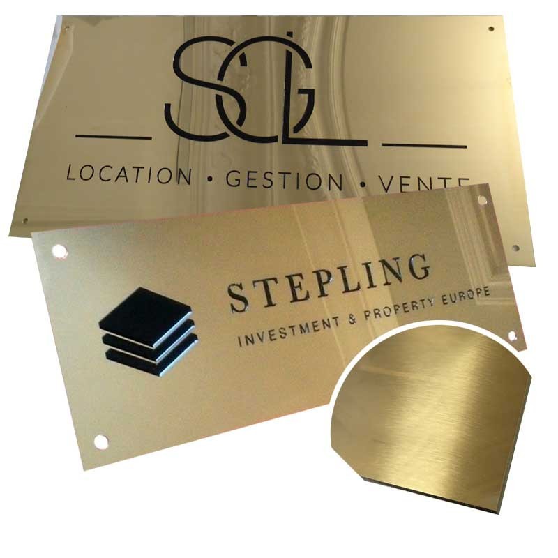 Plaques laiton Plaques laiton