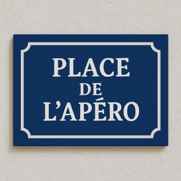 Plaque de rue en PVC pour intérieur | Plaque Personnalisée