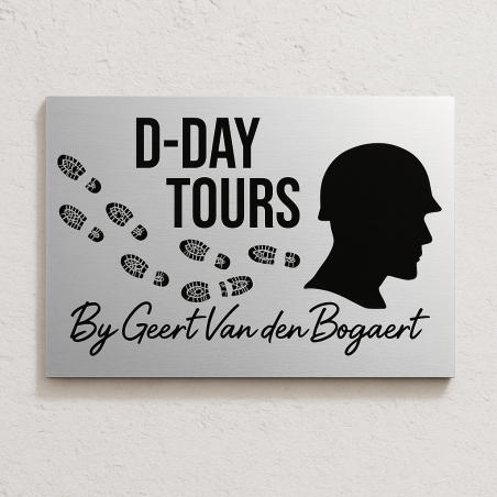 Plaque professionnelle aluminium personnalisée | Plaque Personnalisée