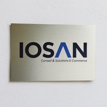 Plaque aluminium avec impression couleur | Plaque Personnalisée