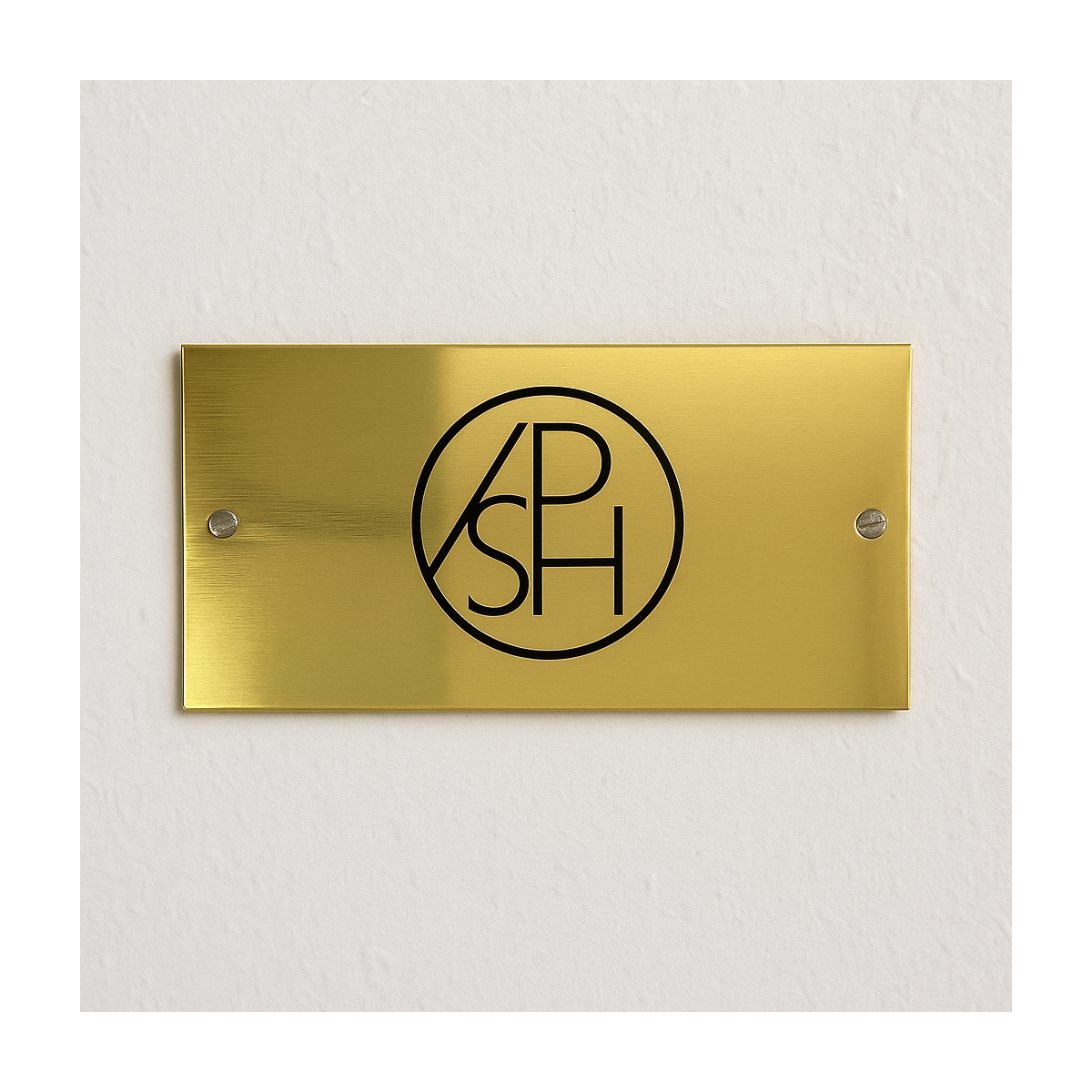 Plaque en laiton gravée pour entreprise | Plaque Personnalisée