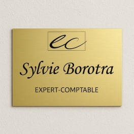 Plaque Plexi gravée
