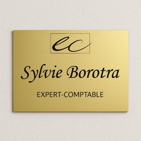 Plaque Plexi gravée