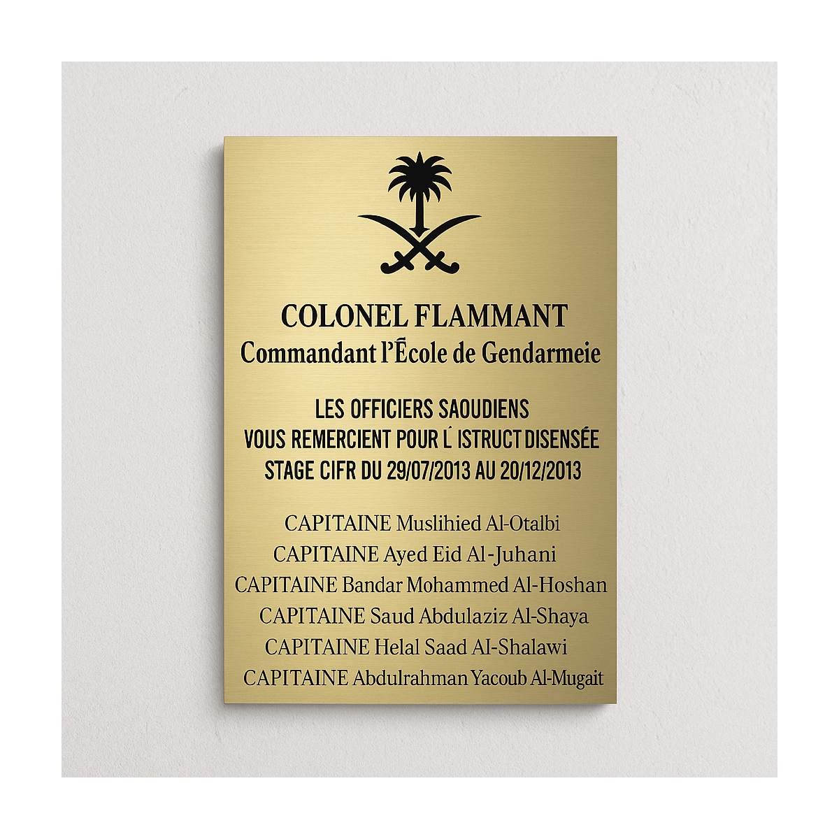 Plaque Acrylique Effet Métal