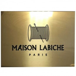 plaque laiton pro