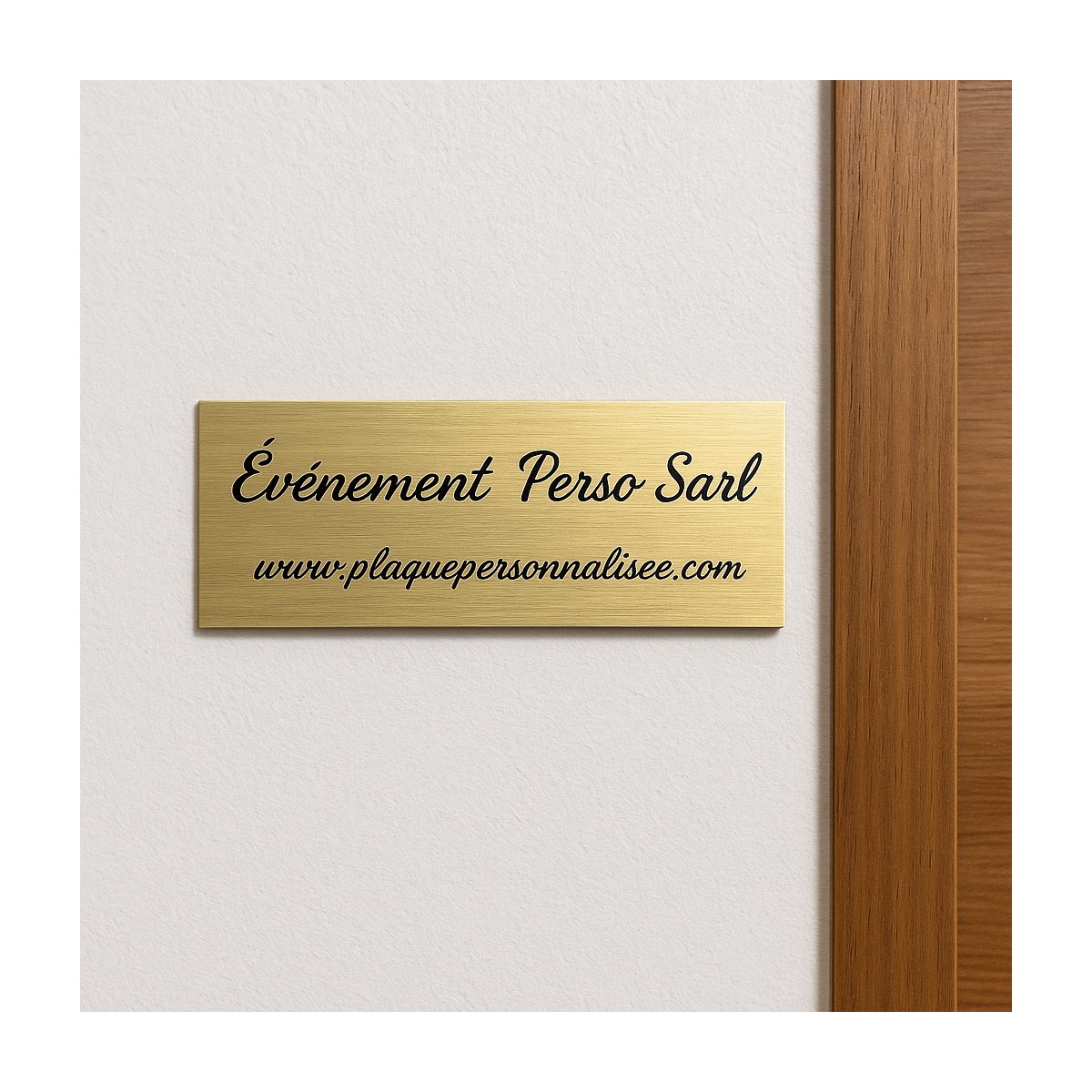 Petite plaque de porte laiton à personnaliser | Plaque Personnalisée