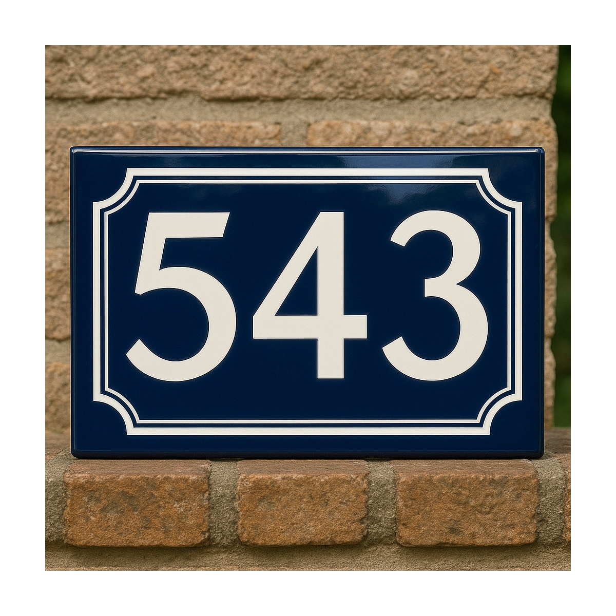 Numéro Acrylique Laqué