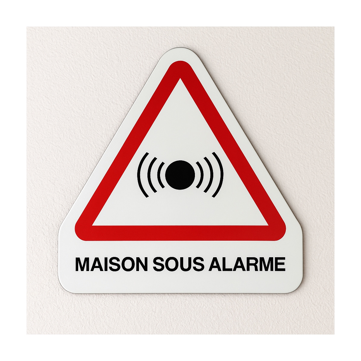 Triangle Maison sous Alarme