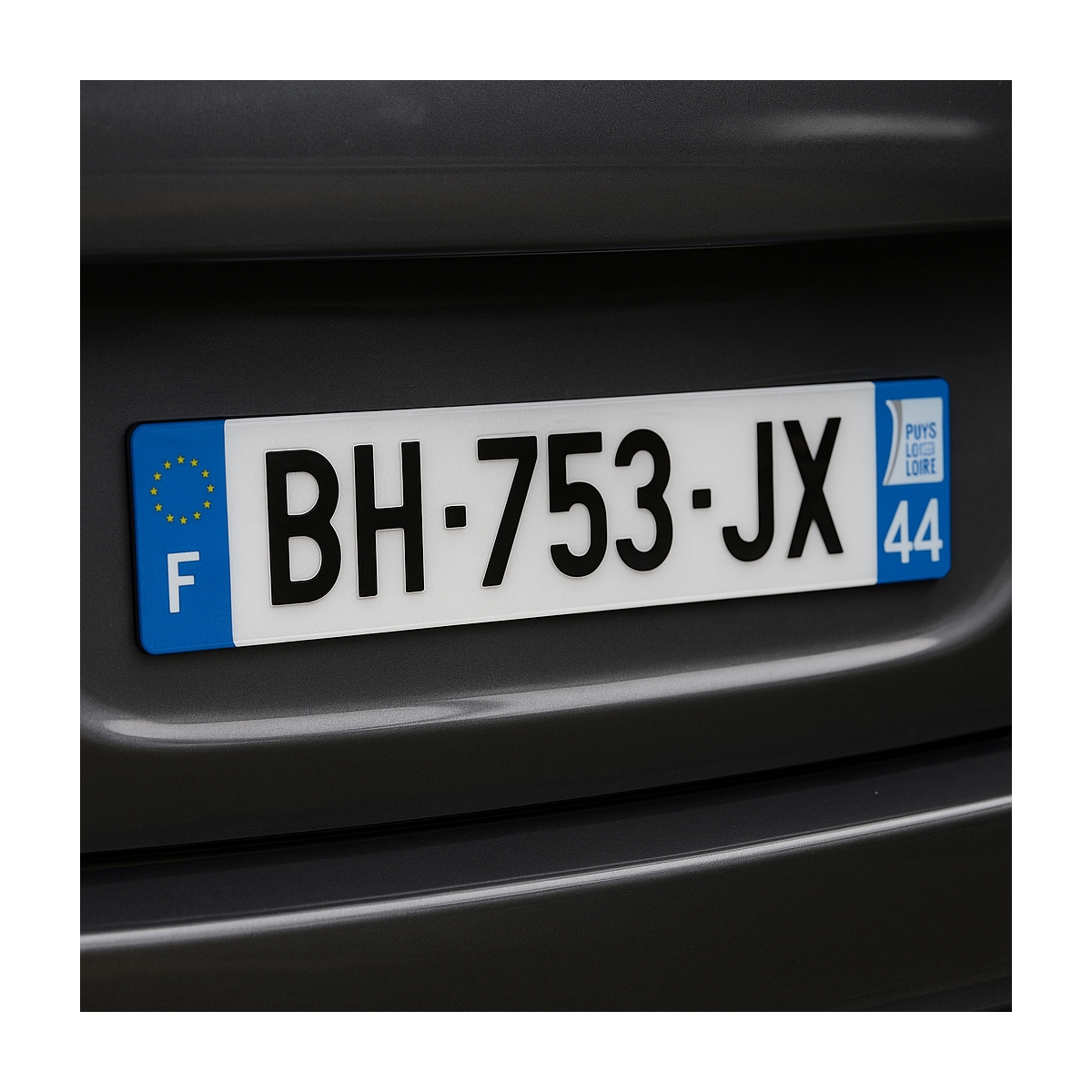 Plaque Immatriculation Plexi