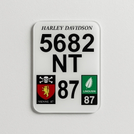 Plaque Immatriculation 100% Personnalisable